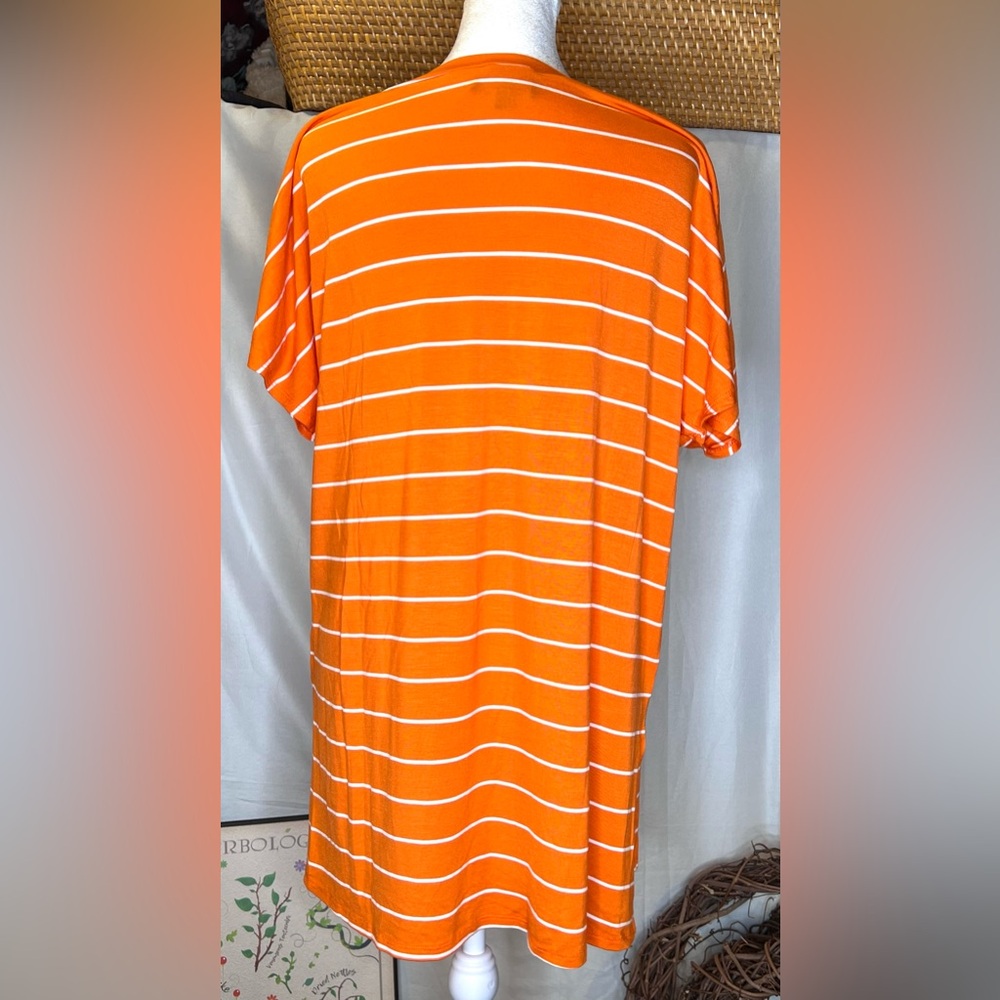 Gameday Caroline Clemson Tigers Orange Striped T-Shirt Size Medium - Picture 9 of 9